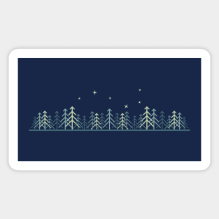 Big Dipper Treeline Sticker